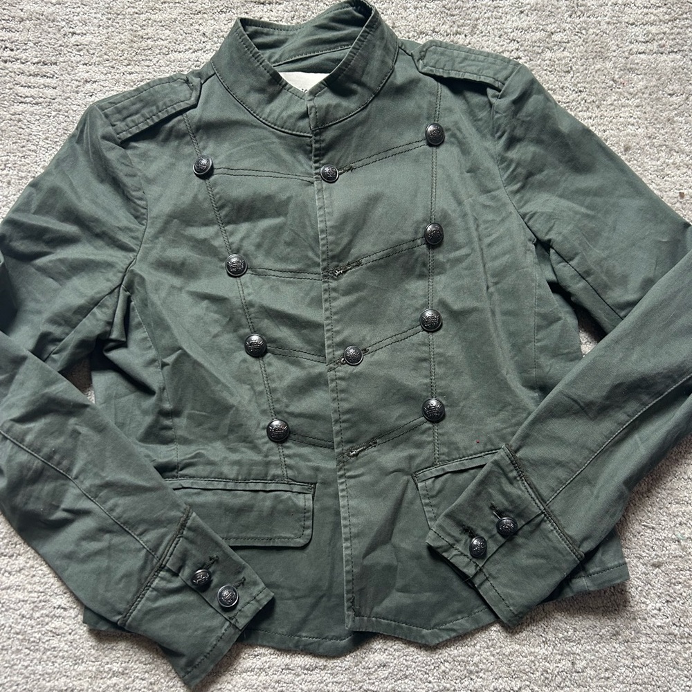 American Rag Dark Green Military Jacket